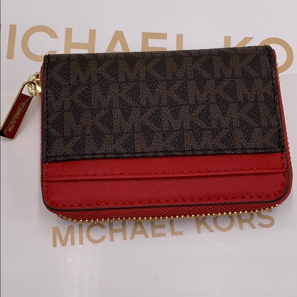 MICHAEL KORS JET SET TRAVEL MD ZA CARD CASE - Picture 7 of 16